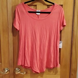 Late August open shoulder top